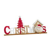 Christmas English Letters Sign Christmas Decor for Kitchen Farmhouse Bedroom Style A