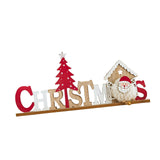 Christmas English Letters Sign Christmas Decor for Kitchen Farmhouse Bedroom Style A