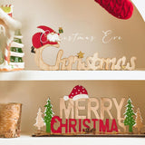 Christmas English Letters Sign Christmas Decor for Kitchen Farmhouse Bedroom Style B