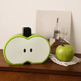 Apples Shape Vase Crafts Tabletop Ornament for Farmhouse Cabinet Dining Room Green