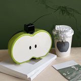 Apples Shape Vase Crafts Tabletop Ornament for Farmhouse Cabinet Dining Room Green