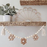 Macrame Wall Hanging Handmade Centerpiece Wall Art for Apartment Indoor Dorm Pink