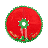 Christmas Tree Skirt Christmas Tree Decoration Apron for New Year Home