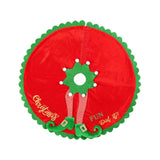 Christmas Tree Skirt Christmas Tree Decoration Apron for New Year Home