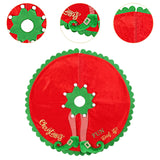 Christmas Tree Skirt Christmas Tree Decoration Apron for New Year Home