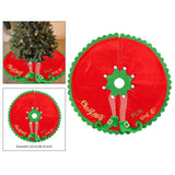 Christmas Tree Skirt Christmas Tree Decoration Apron for New Year Home