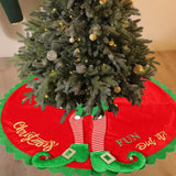 Christmas Tree Skirt Christmas Tree Decoration Apron for New Year Home