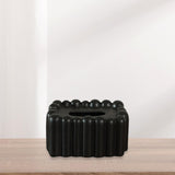 Tissue Holder Modern Decorative Tissue Dispenser for Tabletop Hotel Dressers black