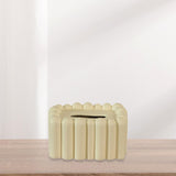 Tissue Holder Modern Decorative Tissue Dispenser for Tabletop Hotel Dressers Cream