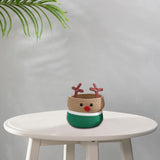 Reindeer Christmas Basket Storage Bin for Clothes Towels Living Room Holiday S