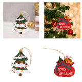 Christmas Tree Hanging Pendant Xmas Tree Decoration for Indoor Bedroom Party Style A