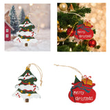 Christmas Tree Hanging Pendant Xmas Tree Decoration for Indoor Bedroom Party Style A