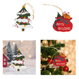 Christmas Tree Hanging Pendant Xmas Tree Decoration for Indoor Bedroom Party Style A