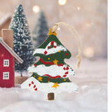 Christmas Tree Hanging Pendant Xmas Tree Decoration for Indoor Bedroom Party Style A