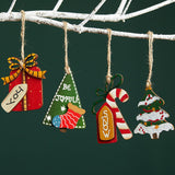 Christmas Tree Hanging Pendant Xmas Tree Decoration for Indoor Bedroom Party Style A