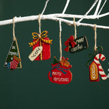 Christmas Tree Hanging Pendant Xmas Tree Decoration for Indoor Bedroom Party Style A