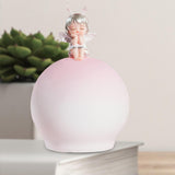 Nursery Nightlight Dimmable Reading Lamp Pat Light for Room Party Study silver hair