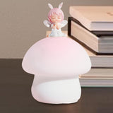 Nursery Nightlight Dimmable Reading Lamp Pat Light for Room Party Study pink hair