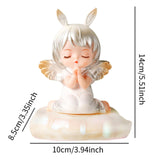 Decorative Night Light Figurine Cute Bedside Lamp for Entryway Bedroom Style A