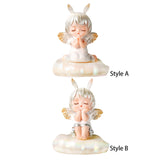 Decorative Night Light Figurine Cute Bedside Lamp for Entryway Bedroom Style A