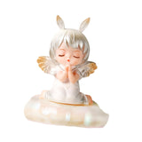 Decorative Night Light Figurine Cute Bedside Lamp for Entryway Bedroom Style A