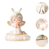 Decorative Night Light Figurine Cute Bedside Lamp for Entryway Bedroom Style A