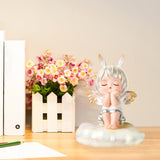 Decorative Night Light Figurine Cute Bedside Lamp for Entryway Bedroom Style B