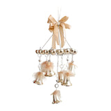 2024 Christmas Bells Hanging Ornaments Pendant Drop for Porch Office Wedding