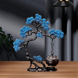 Pine Tree Incense Holder Hanging Incense Burner for Bedroom Meditation Study Blue