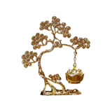 Pine Tree Incense Holder Hanging Incense Burner for Bedroom Meditation Study Gold