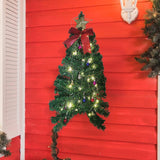 Wall Mounted Christmas Tree Adornment Wall Decor for Wedding Porch Apartment