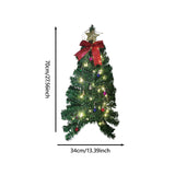 Wall Mounted Christmas Tree Adornment Wall Decor for Wedding Porch Apartment