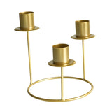 Pillar Candle Holder Candelabra Candle Holder for Centerpiece Holiday Table gold