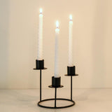 Pillar Candle Holder Candelabra Candle Holder for Centerpiece Holiday Table black