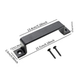 Barn Door Handle Versatile for Door Drawer Hole Spacing 13.4cm Length 15.7cm