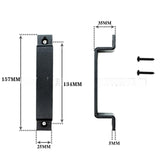 Barn Door Handle Versatile for Door Drawer Hole Spacing 13.4cm Length 15.7cm