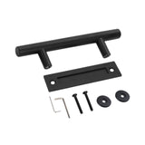 12inch Sliding Barn Door Handle Set Sturdy Simple Assembly Flush Finger Pull