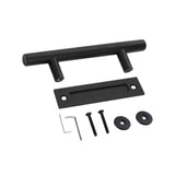 12inch Sliding Barn Door Handle Set Sturdy Simple Assembly Flush Finger Pull