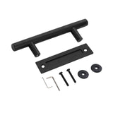 12inch Sliding Barn Door Handle Set Sturdy Simple Assembly Flush Finger Pull