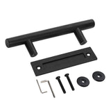 12inch Sliding Barn Door Handle Set Sturdy Simple Assembly Flush Finger Pull