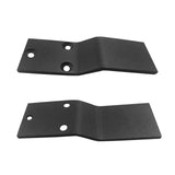 Flip Fence Farm Gate Latch Set Multipurpose Sturdy Matte Black Length 15.2cm