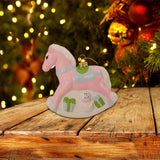 Christmas Tree Pendant Cute Gift Christmas Decor for Festival Holiday Window Rocking Horse