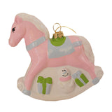 Christmas Tree Pendant Cute Gift Christmas Decor for Festival Holiday Window Rocking Horse