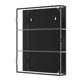 Baseball Card Display Case Gifts Wall Cabinet for Basketball Hockey Football Three Layer