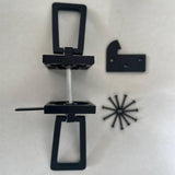 Double Sided Gate Latch Heavy Duty Gate Latch for Backyard Balconies Garages