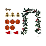 Christmas DIY Vine Garland Green Christmas Decoration for Home Holiday Party Style B