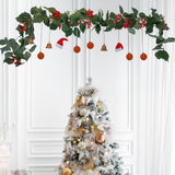 Christmas DIY Vine Garland Green Christmas Decoration for Home Holiday Party Style B