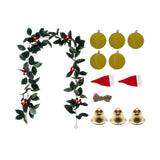 Christmas DIY Vine Garland Green Christmas Decoration for Home Holiday Party Style C