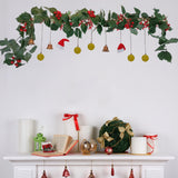 Christmas DIY Vine Garland Green Christmas Decoration for Home Holiday Party Style C