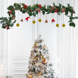 Christmas DIY Vine Garland Green Christmas Decoration for Home Holiday Party Style C